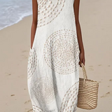 Ana - Vestido Maxi Sin Mangas Texturizado