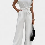 Shalonda | Mono Elegante sin Mangas con Lazo