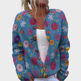 Filipa - Cardigan Floral de Otoño