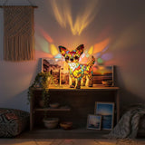 Chihuahua - Lámpara de vitral