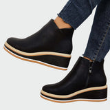 Botines ortopédicos de cuero