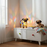 Pug - Lámpara de Vitral
