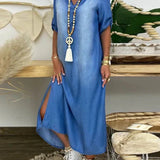 Ibiza - Vestido Maxi de Mezclilla