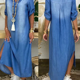 Ibiza - Vestido Maxi de Mezclilla