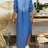 Ibiza - Vestido Maxi de Mezclilla