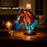 Caballo - Lámpara de vitral
