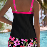 Aitana | Conjunto de Tankini de Dos Piezas Elegante