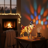 Husky - Lámpara de vitral