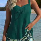 Rocío | Tankini a rayas con braguita de dos piezas