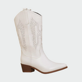 Botas de cowboy occidentales de piel