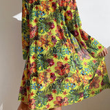 Paloma | Bikini con falda de flores