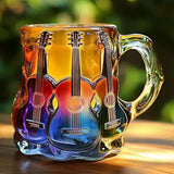Guitarra - Taza 3D Hecha a Mano