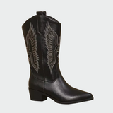 Botas de cowboy occidentales de piel