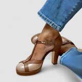 Criselmara - Sandalias de tacón elegantes y cómodas
