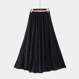 Falda Elegante de Cintura Alta