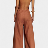 Belén | Mono Halter de Pierna Ancha Radiante