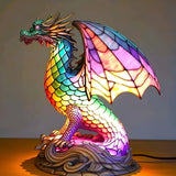 Dragón - Lámpara de Vitral