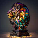 León - Lámpara de Vitral