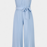 Patrizia | Mono Palazzo Plisado con Cuello Halter