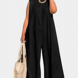 Airla | Mono Oversize sin Mangas de Pierna Ancha