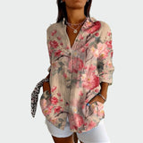 Camisa estilosa con estampado floral