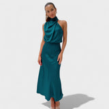Alba - Vestido Satin Elegance