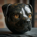Perro Negro - Escultura Mística