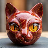 Gato - Escultura Lujosa y Mística