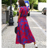 Amelie – Vestido Midi Floral Ajustable y Confortable