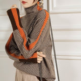 Leonor - Suéter de Cuello Alto Lujoso