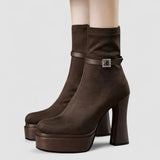 Janete - Botas de plataforma de lujo con confort y estilo en cada paso