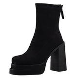 Olga - Botas con estilo moderno y la comodidad del ante