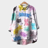 Jimena | Blusa premium con aplicaciones de colores