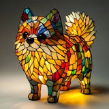Pompón - Lámpara de Vitral
