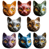 Gato - Escultura Lujosa y Mística