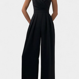 Romily | Mono Sexy con Tirantes y Pierna Ancha Elegante