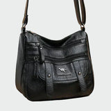 Elegante bolsa de cuero