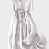 Vestido Clásico con Botones