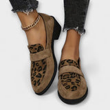 Carla - Zapatos elegantes de señora con estampado de leopardo