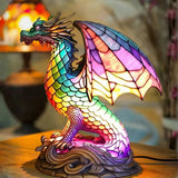 Dragón - Lámpara de Vitral