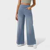 Irene - Pantalones de mezclilla de corte ancho