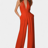 Lila | Mono de Pierna Ancha con Elegancia Ligera