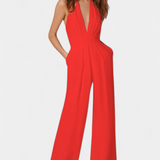 Lila | Mono de Pierna Ancha con Elegancia Ligera