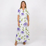 Martina - Vestido Vintage Floral Elegante