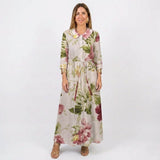 María - Vestido Vintage con Estampado Floral