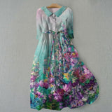 Valeria - Vestido Vintage con Estampado Floral