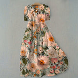Sara - Vestido de Flores Sencillo