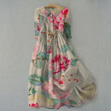 Carla - Vestido Elegante con Estampado Floral
