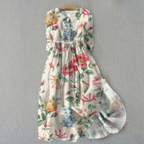 Paloma - Vestido Elegante con Estampado Floral