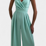 Romily | Mono Sexy con Tirantes y Pierna Ancha Elegante